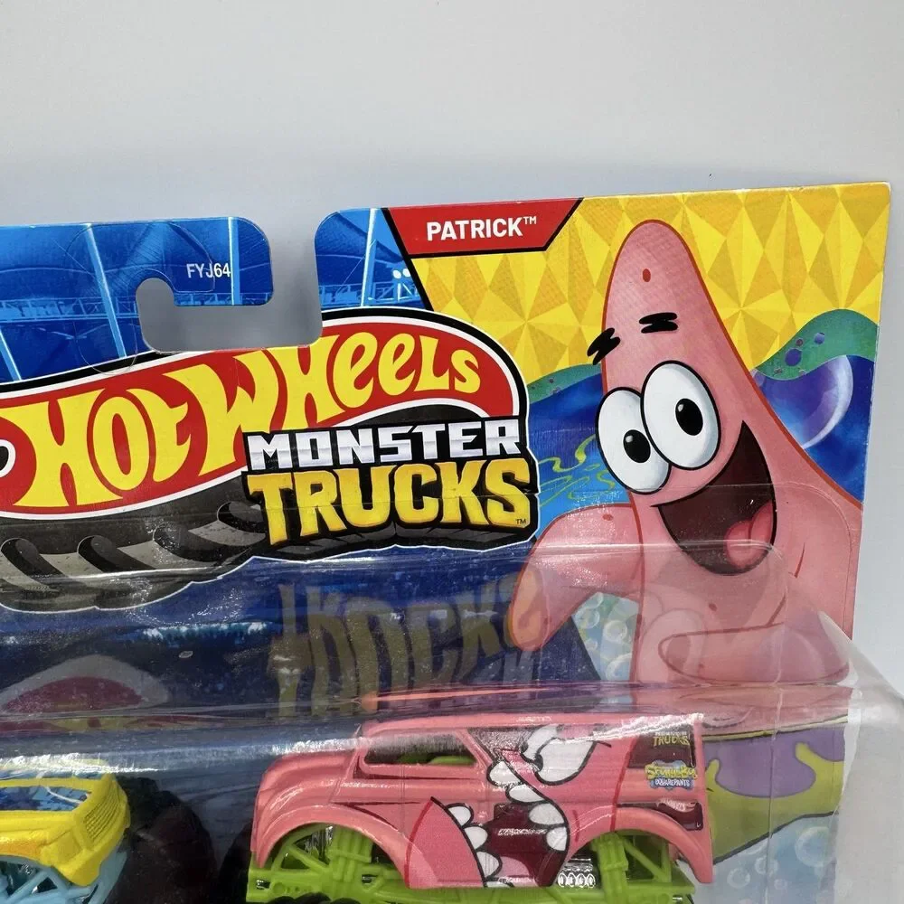 Hot Wheels SpongeBob SquarePants Patrick Demolition Doubles Monster Trucks